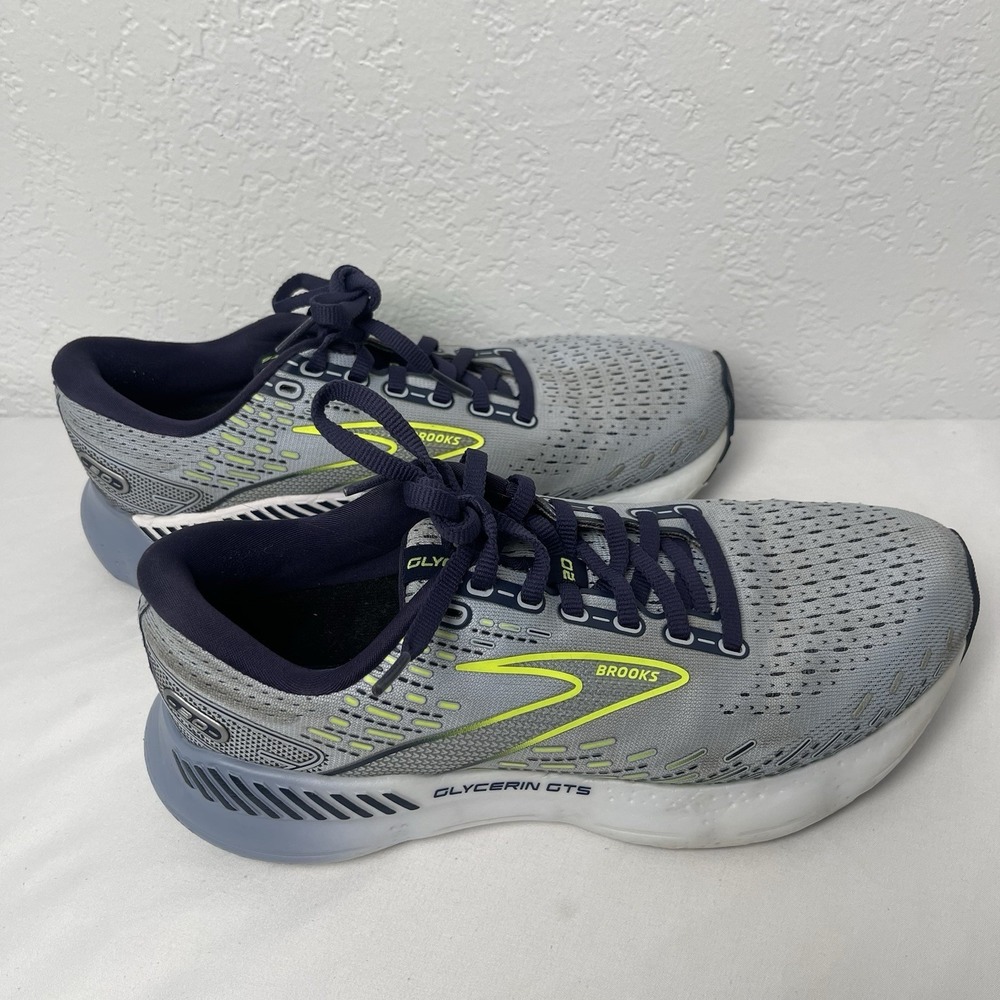 Brooks‎ Glycerin GTS 20 Women's Shoes Size 8 Gray/Green Athletic Trainers